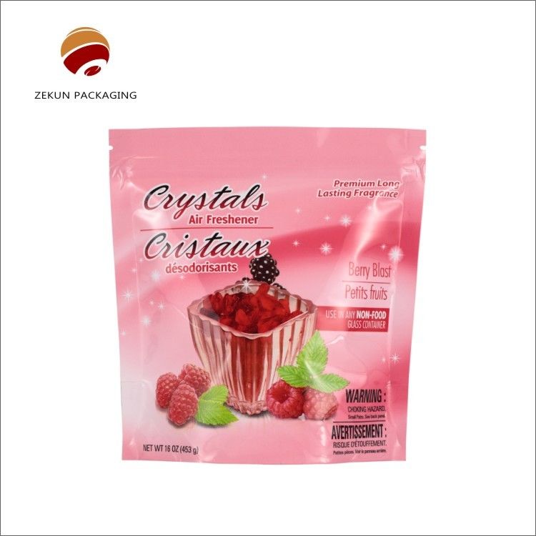 Çok renkli PE Esnek Paket Stand Up Pocket Özel Logo