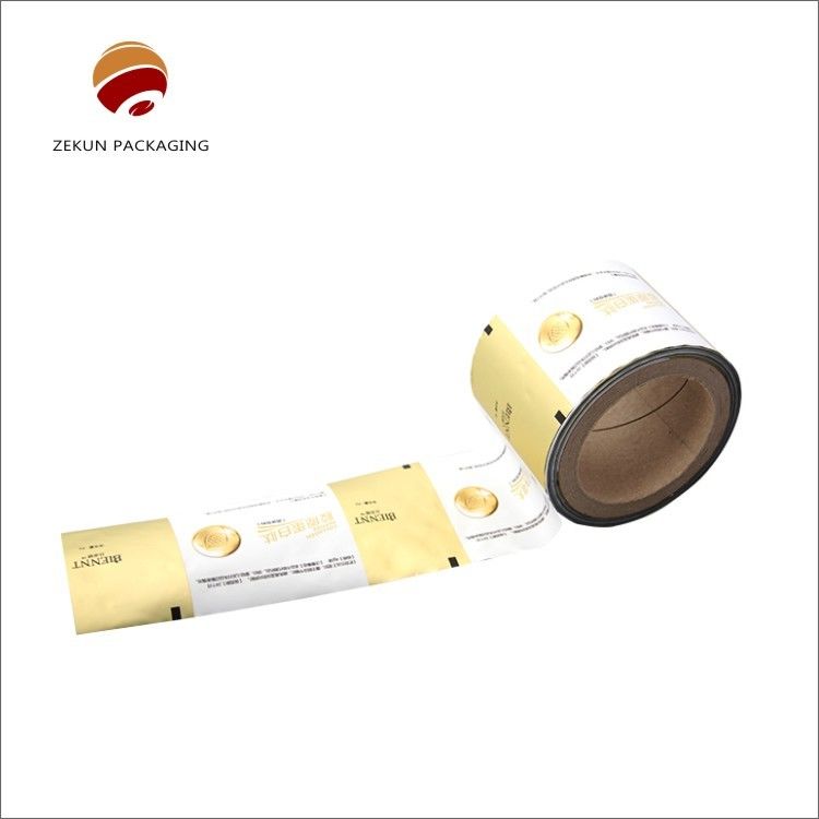 Özelleştirilebilir Panton Rengi Esnek Paket Rollstock Dikkat Çeken Tasarımlar