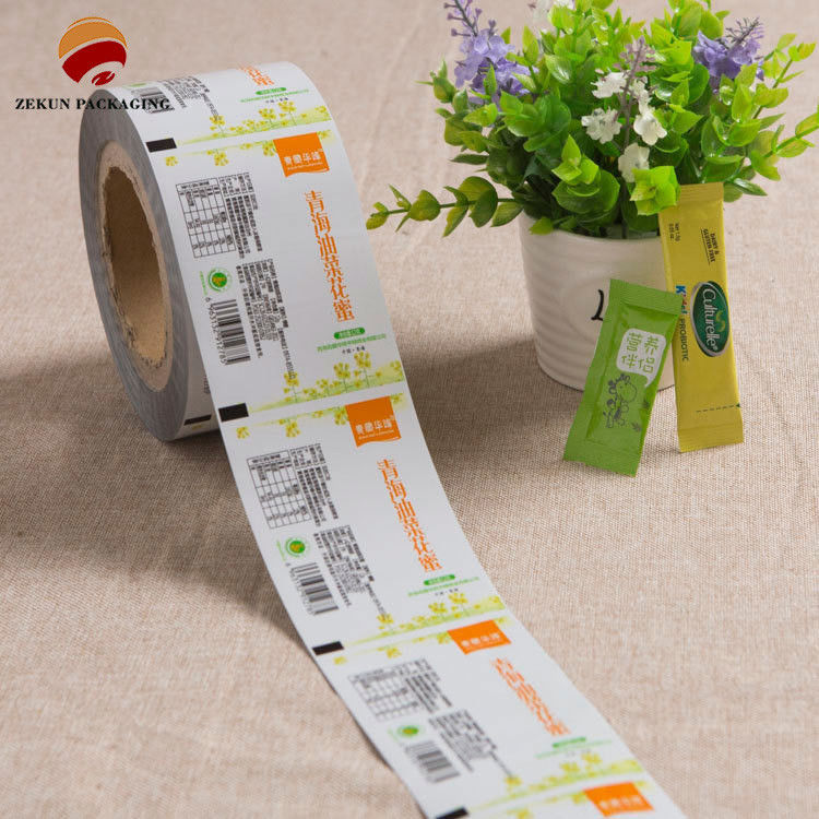 Özel CMYK / PANTON Esnek Paketleme Rulo Film 250g Kapasite için Zip Lock Tasarımı ile Nem Sunar