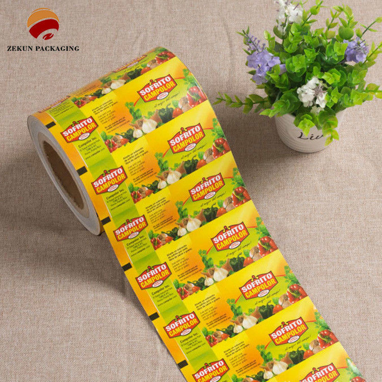 Özelleştirilebilir Panton Rengi Esnek Paket Rollstock Dikkat Çeken Tasarımlar