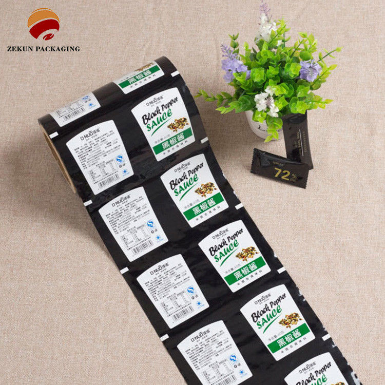 Özelleştirilebilir Panton Rengi Esnek Paket Rollstock Dikkat Çeken Tasarımlar