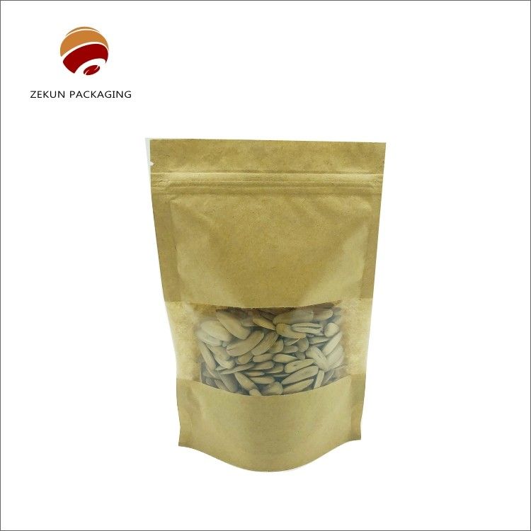 Özel basılı Kraft Kağıt Çantaları Parlak Finish Gravure Baskı Çeşitli Boyutlar / Renkler
