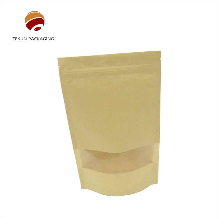 Özel basılı Kraft Kağıt Çantaları Parlak Finish Gravure Baskı Çeşitli Boyutlar / Renkler