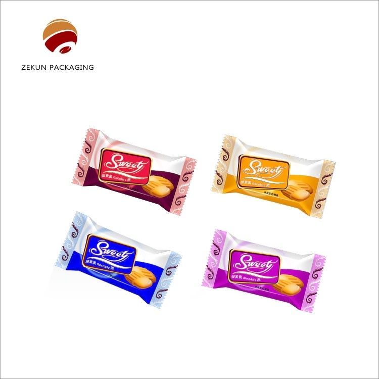 Özel Matt Finishing Snack Packaging Bag Gravure Printing Nem geçirmez Yüzey CMYK Renkler