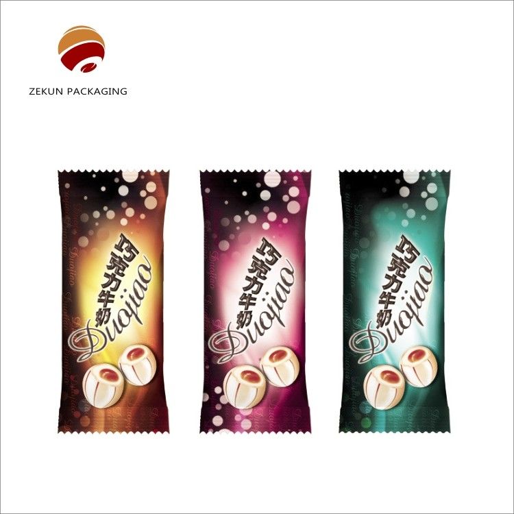 Özel Atıştırmalık Paketleme Çantası Alüminyum folyo PET/AL/PE Nem Dayanıklı Gravure Baskılı CMYK Renkler Matt Finish