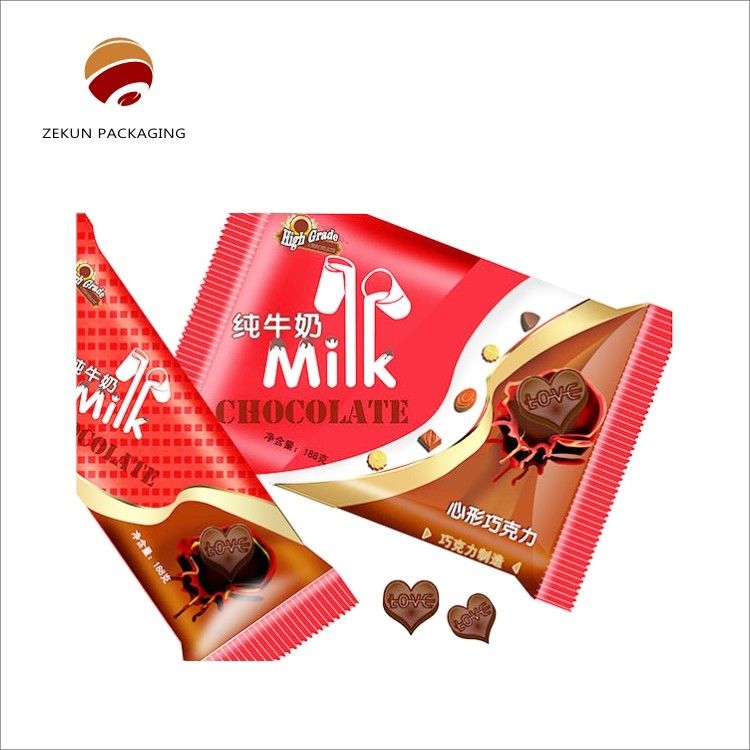 Özel Matt Finishing Snack Packaging Bag Gravure Printing Nem geçirmez Yüzey CMYK Renkler