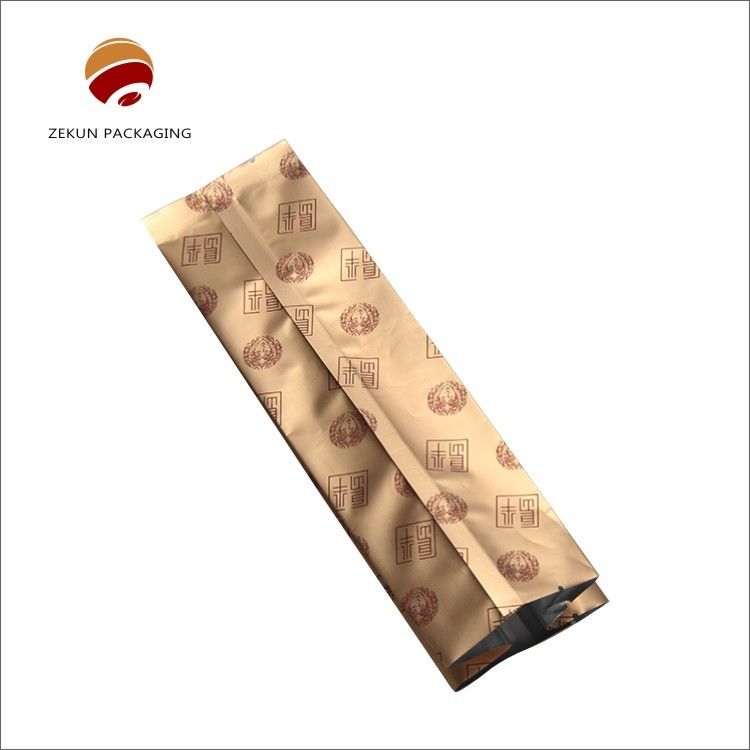 Özel Çay Paketleme Çantası Nem Dayanıklı Toz geçirmez Alüminyum Folyo Matt Finish Gravure Baskı