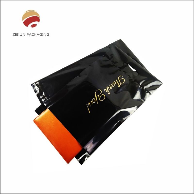 Kişiselleştirilmiş basılı POLY Posta Çantaları CMYK/PANTON Rengi Siyah