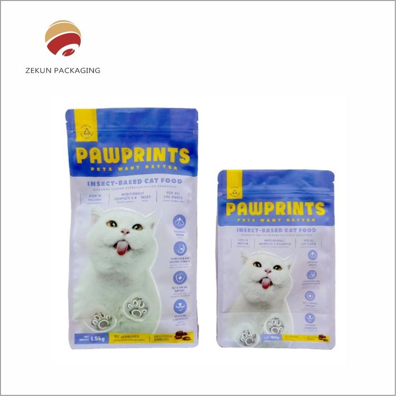 Renkli PET / AL / PE Çizim Baskı 3 Yan Mühürlü Pet Gıda Çantası Müşteriler İçin Baskı İsteği