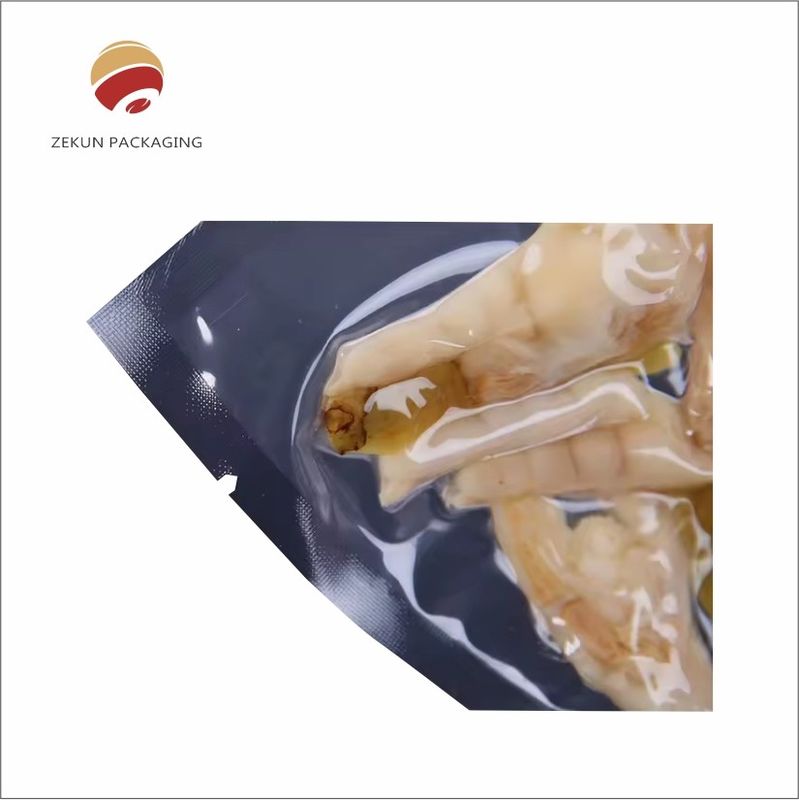 OEM Genişlik Gıda Vakum Çantası Sızdırma Yöntemli Gıda Depolama ve Koruma Zipper veya Isı Sızdırma