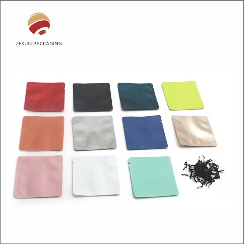 Özelleştirilebilir Gravure Baskılı Folyo Stand Up Pockets Çay Torbası Paketleri Matt veya Parlak Finish
