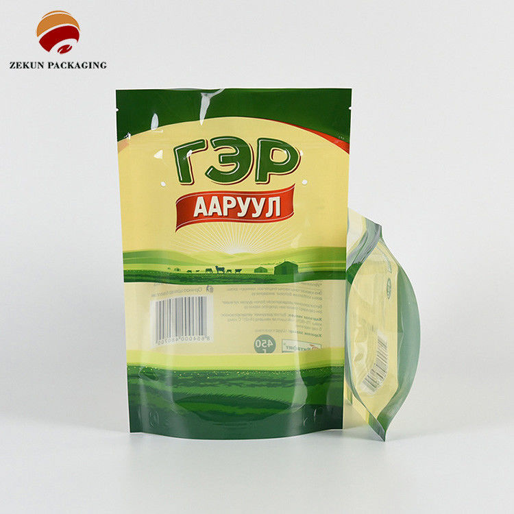 Özel CMYK/PANTON Yazdırılmış Gıda Paketleme Torbası Nem Dayanıklı PET/PE Atıştırmalık Çantası Gravure Yazdırılmış