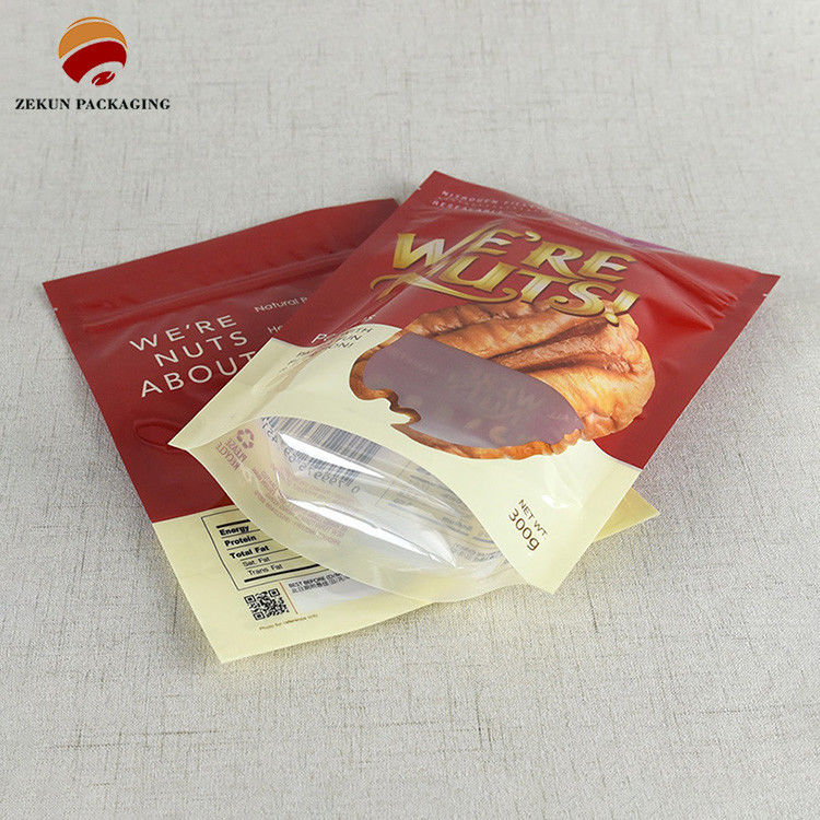 Panton Rengi Gıda Ziplock Cüzdanları Çizim Mat veya Parlak Dönüşüm