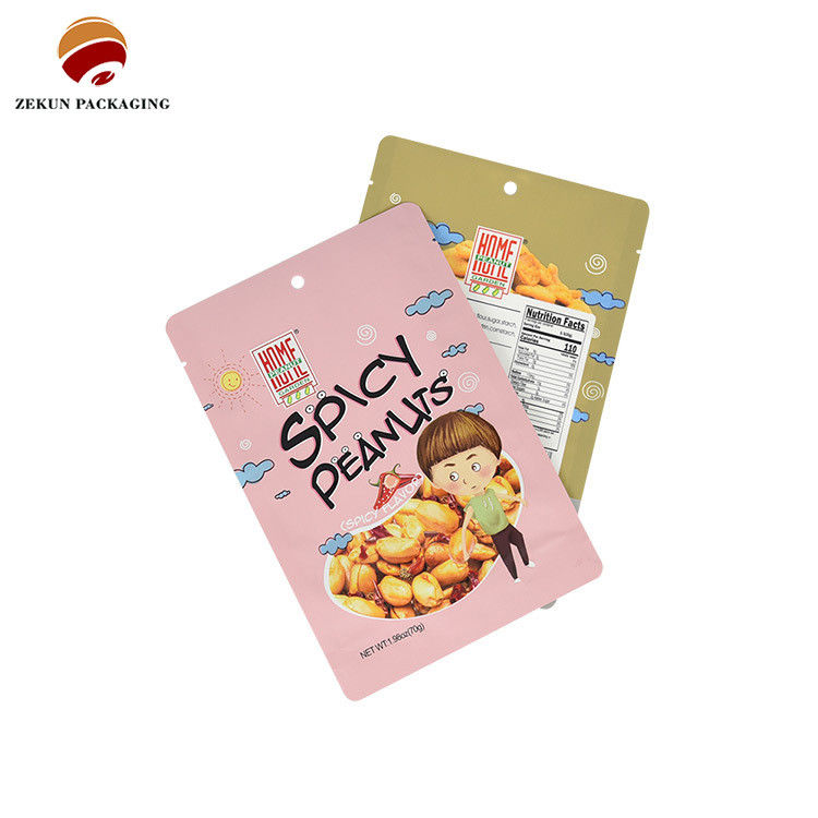 Pet/Al/Pe Özel Gıda Paketleme Torbası Cmyk Renk Tasarımı Kokusuz