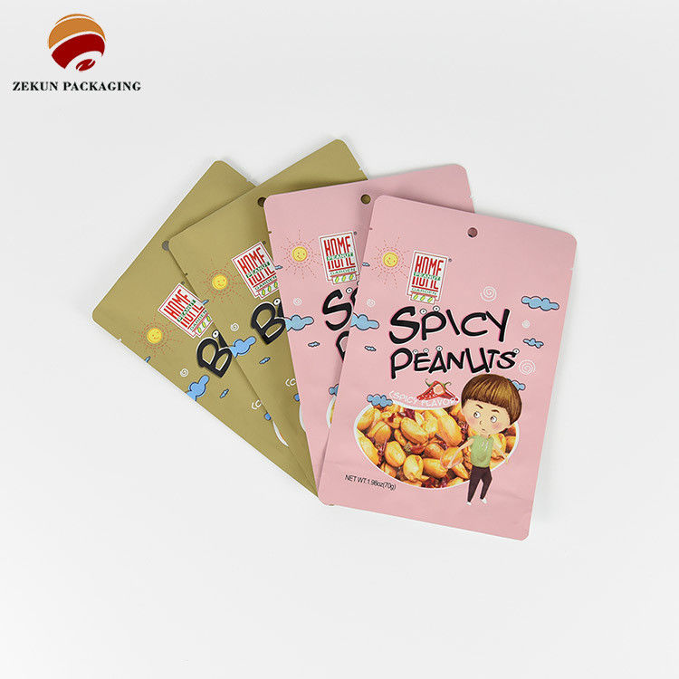 Pet/Al/Pe Özel Gıda Paketleme Torbası Cmyk Renk Tasarımı Kokusuz