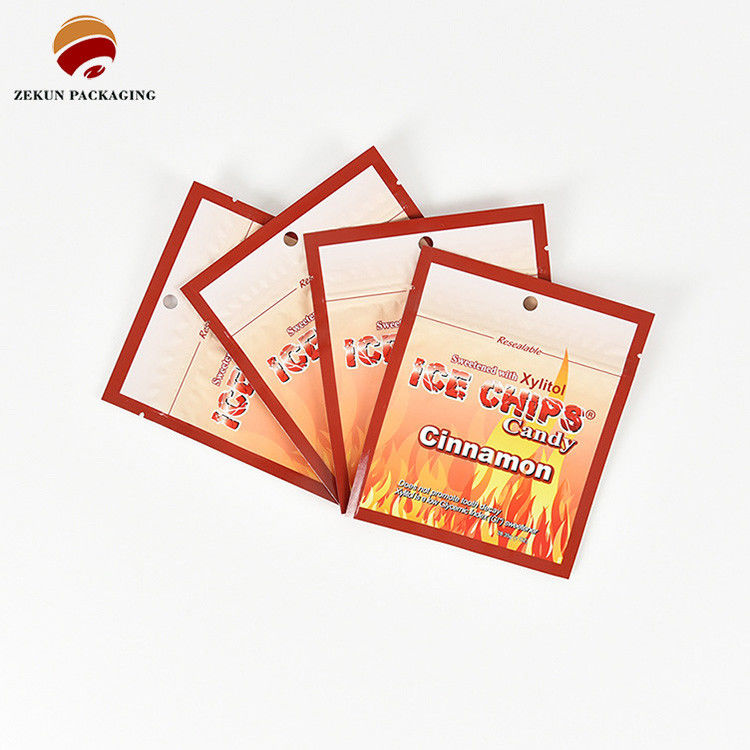 ISO/SGS Matt Parlak Finish Ziplock Gıda Paketleme Çantası Cmyk Renk Paleti