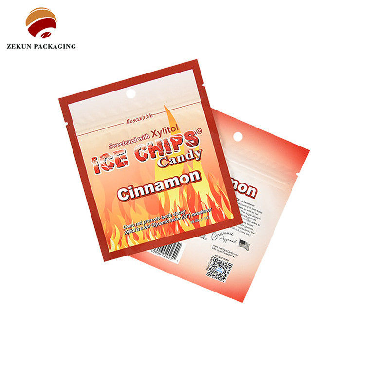 ISO/SGS Matt Parlak Finish Ziplock Gıda Paketleme Çantası Cmyk Renk Paleti